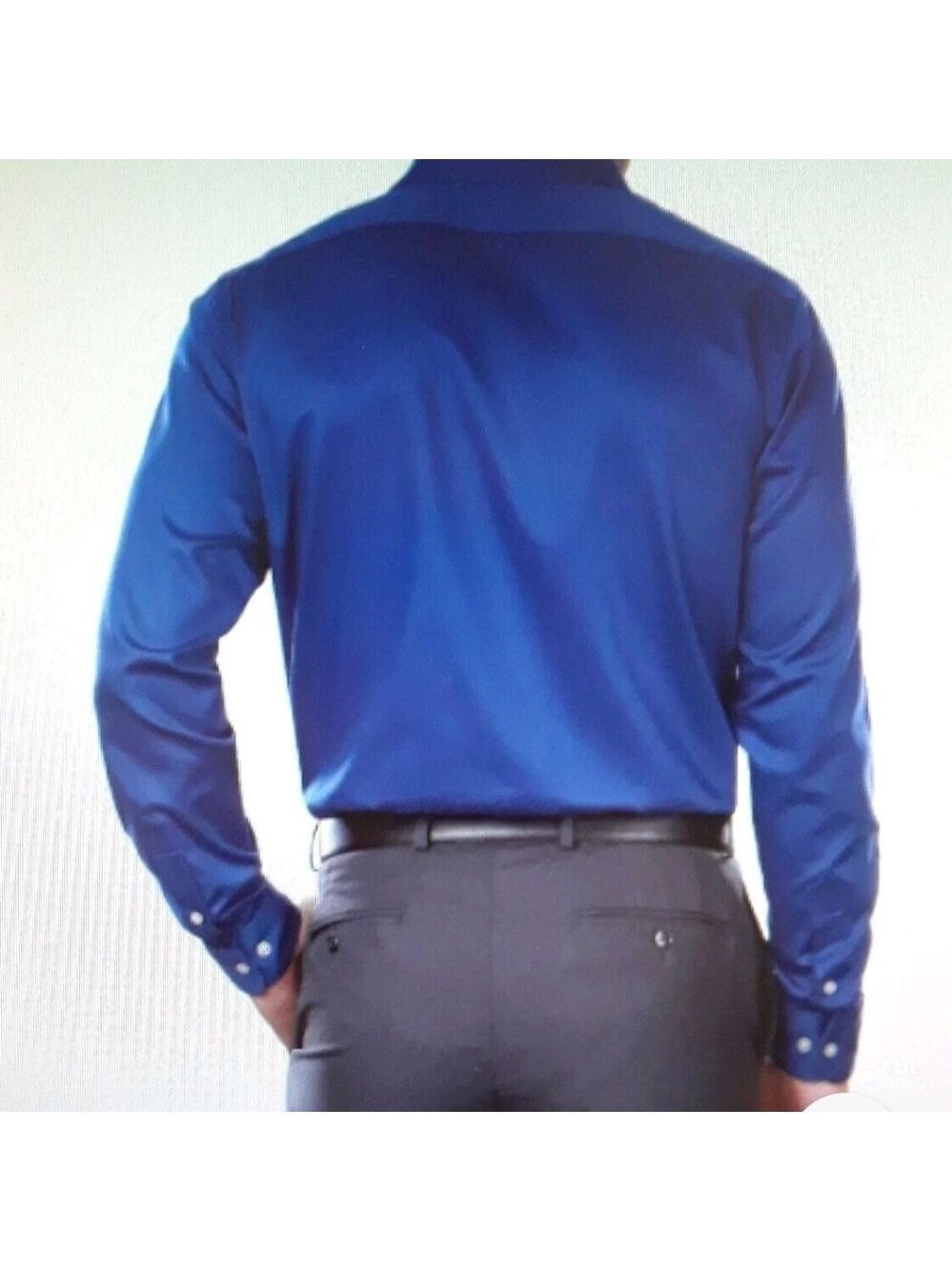 Men's Van Heusen Long Sleeve Button Down Dress Shirt Size 20/35/36 Tall - Picture 2 of 4